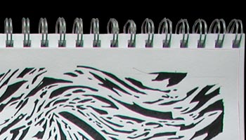 One of many artist sketches on display in the online artist galleries.