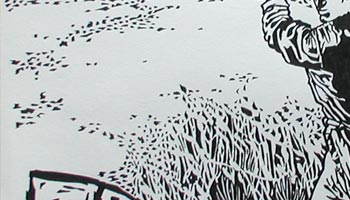 Original artist sketches on display throughout the online drawing gallery.