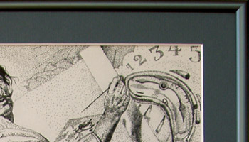 Original surreal sketch art, the first major work of this period (2004).