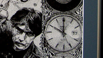 Online art studio pen & ink drawings of original surreal sketch art.