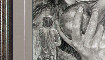 Original artist sketches on display throughout the online drawing gallery.