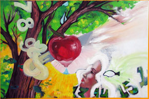 What it takes to make an original art canvas.