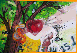 Behind-the-scenes: the making of an original art canvas.