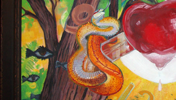 The story of the garden dealt in modern symbolism.