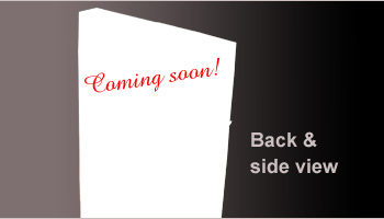 This is a side view of an original surreal painting on display in the fine art portfolio.